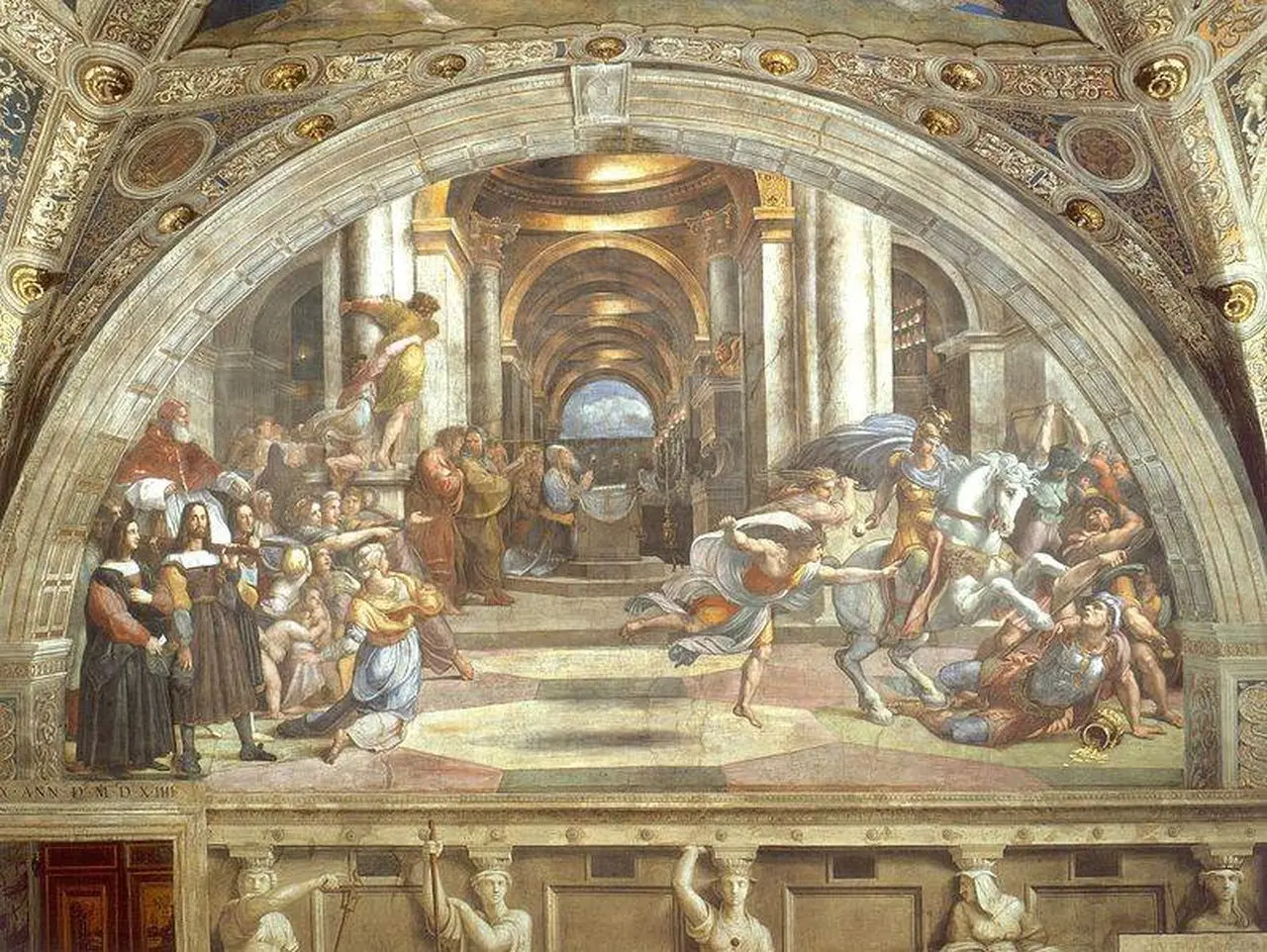 Tuyệt tác các căn phòng Raphael – Kỳ III: Thần tích của Cơ đốc giáo