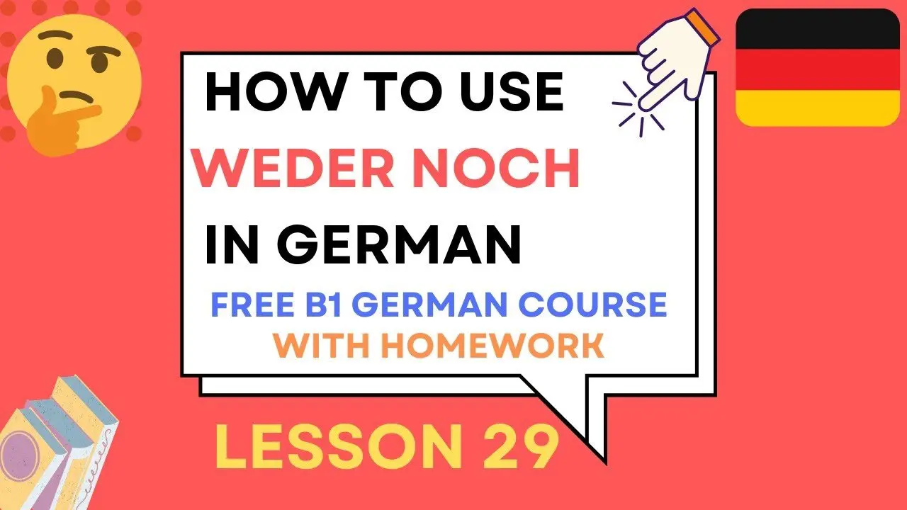 Stop Saying ‘Not This or That’ in German ❌ | Master ‘Weder … Noch’ with Real Examples | Lesson 29