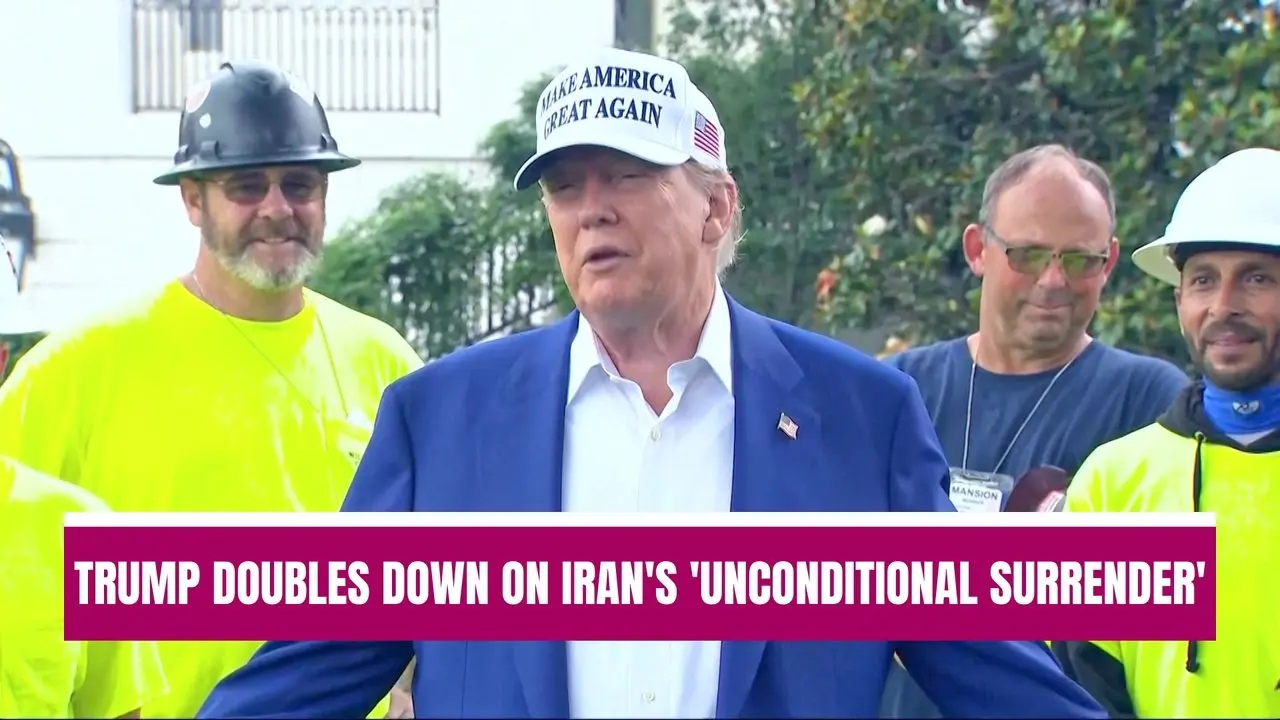 Trump Doubles Down on Iran's 'Unconditional Surrender,' Saying not “Too Late” for Iran to Give Up Nuclear Program