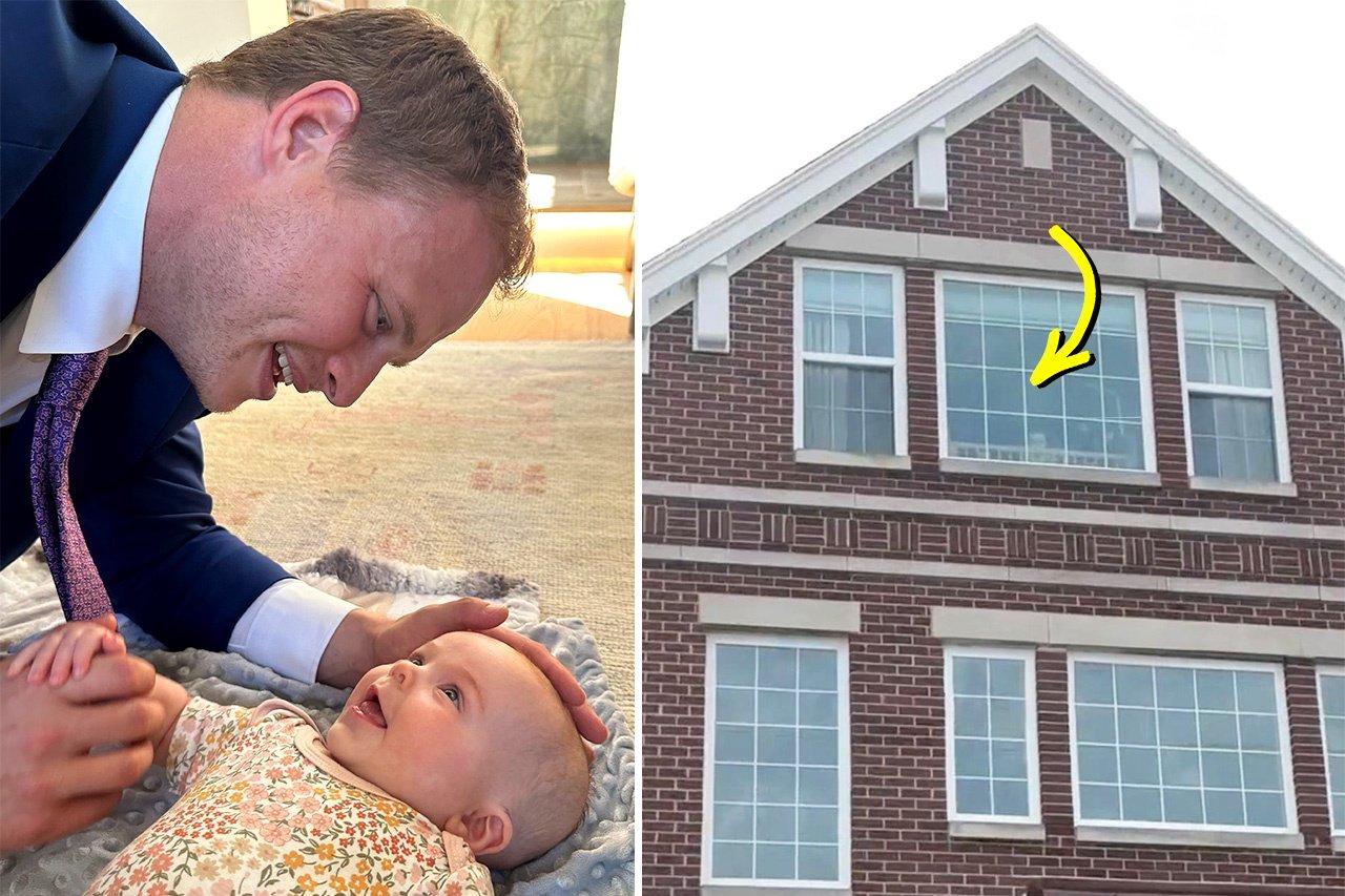Watch: Dad Leaves for Work in the Morning, But What He Sees in the Window Stops Him in His Tracks