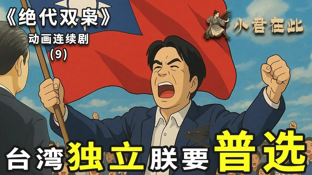 台灣獨立？朕要普選！《絕代雙梟》第9集：《獨立》 ～ 新三國演義動畫連續劇 | 賴清德 | 習近平 | 吉卜力 | 宮崎駿