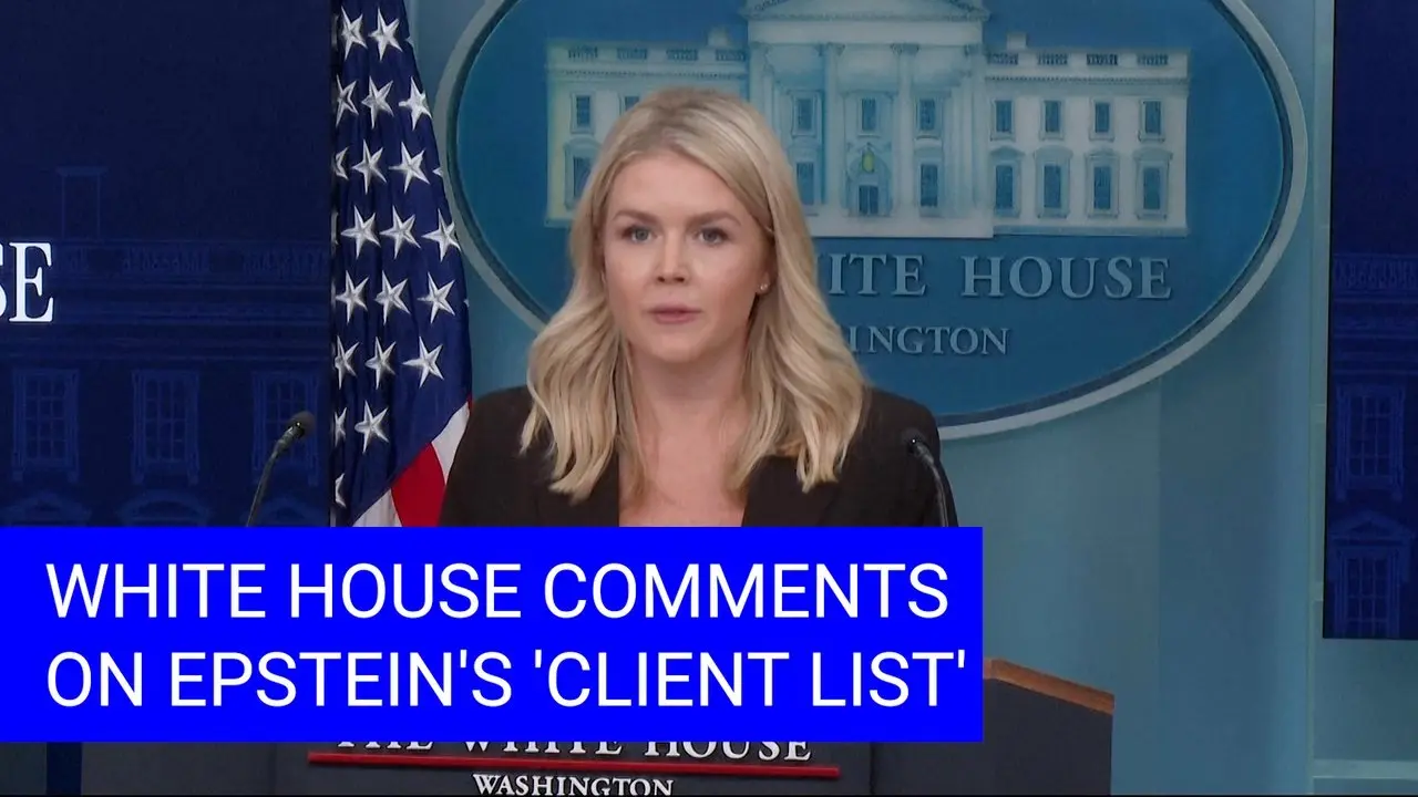 White House Confirms Report on Epstein's 'Client List'