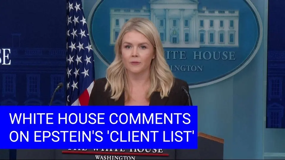 White House Confirms Report on Epstein's 'Client List'