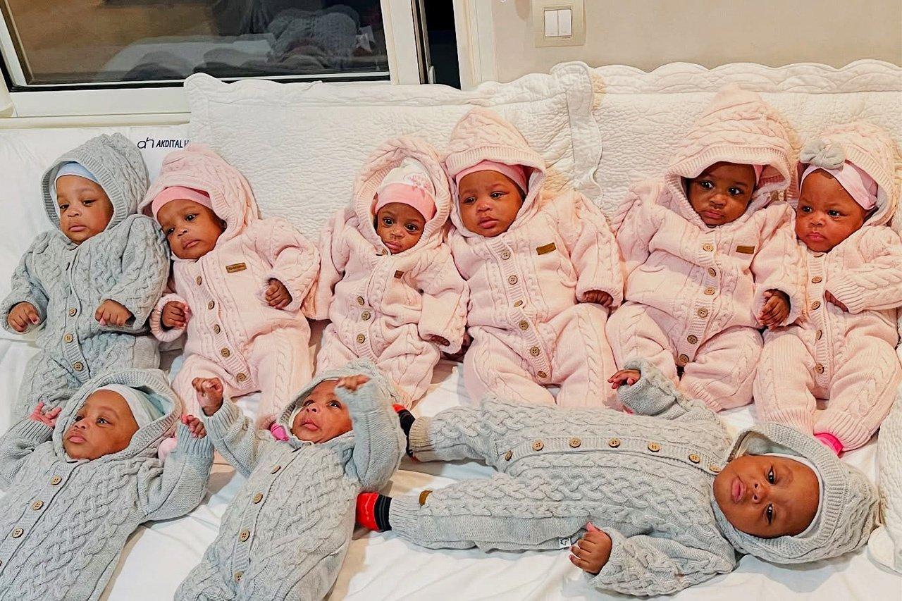 World’s Only Surviving Nonuplets — 5 Girls and 4 Boys — Turn 4 and Thrive: See How They Look Now