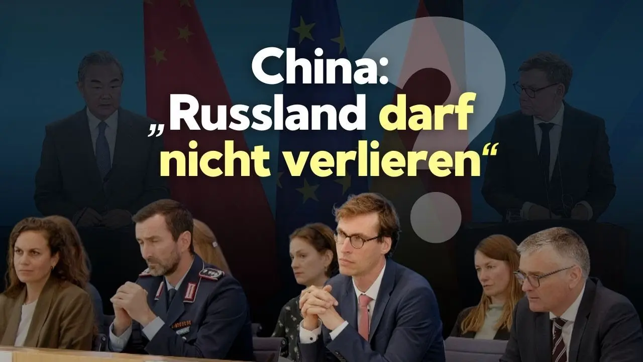 China fürchtet, dass Russland den Krieg verliert? Frage an Auswärtiges Amt Regierungspressekonferenz