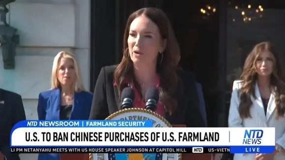 US to Ban Chinese Purchases of U.S. Farmland
