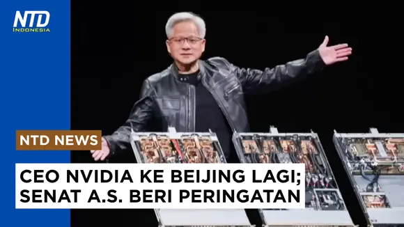 CEO Nvidia Diperingatkan Senat AS Sebelum Kunjungan ke-2 ke Beijing #nvidia #semikonduktor