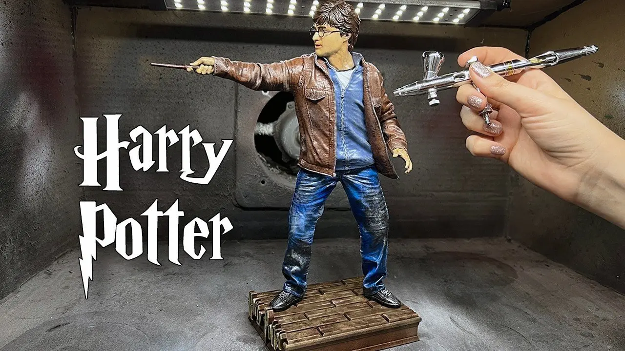 Watch Me 3D Print & Paint Harry Potter Like Magic!