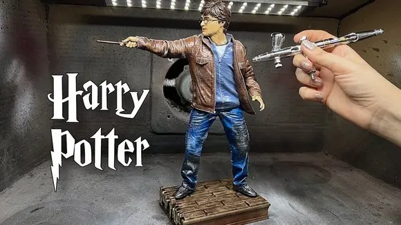 Watch Me 3D Print & Paint Harry Potter Like Magic!