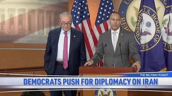 Trump Needs Congressional Approval for Iran Strikes, Jeffries Says