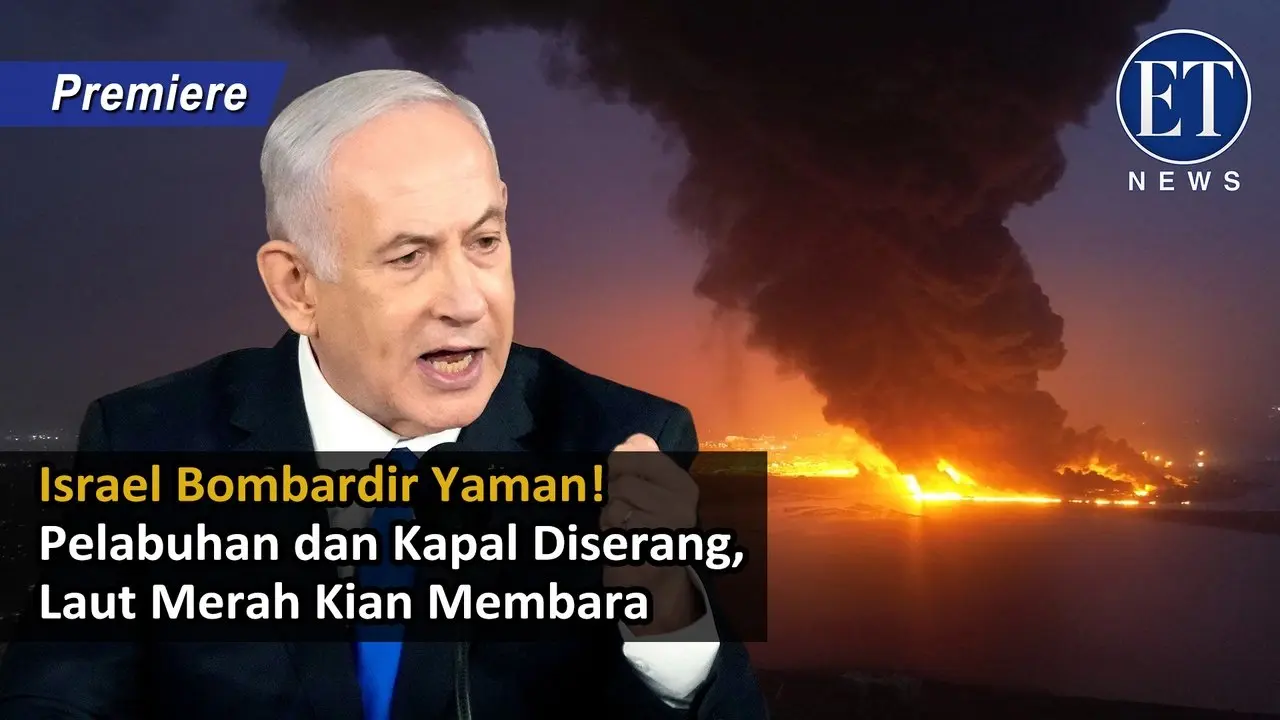 "Israel Bombardir Yaman! Pelabuhan dan Kapal Diserang, Laut Merah Kian Membara"