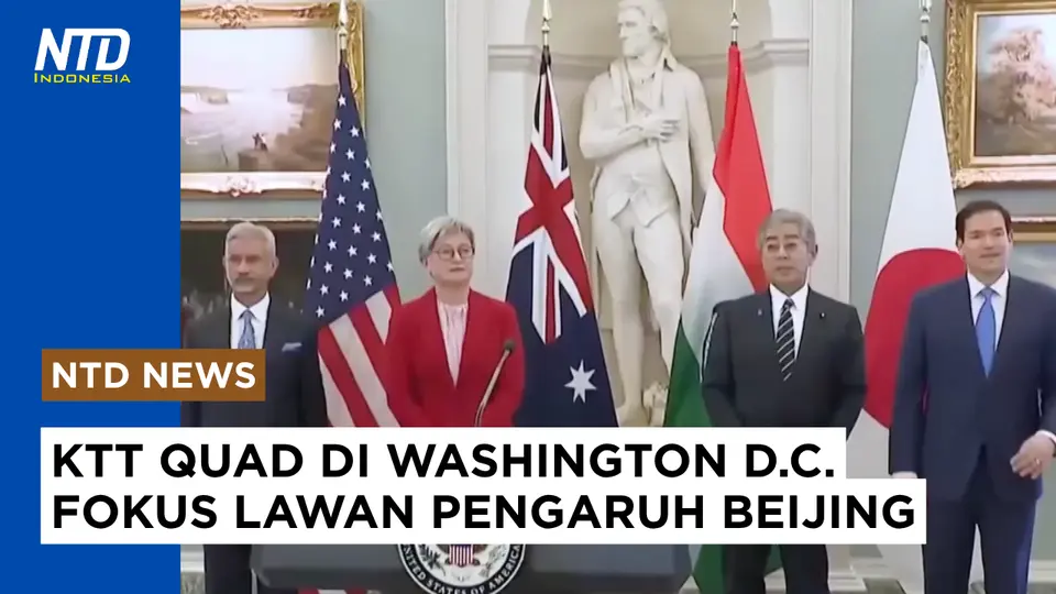 KTT Quad di AS Pertegas Upaya Lawan Pengaruh Beijing #kttquad #pengaruhbeijing