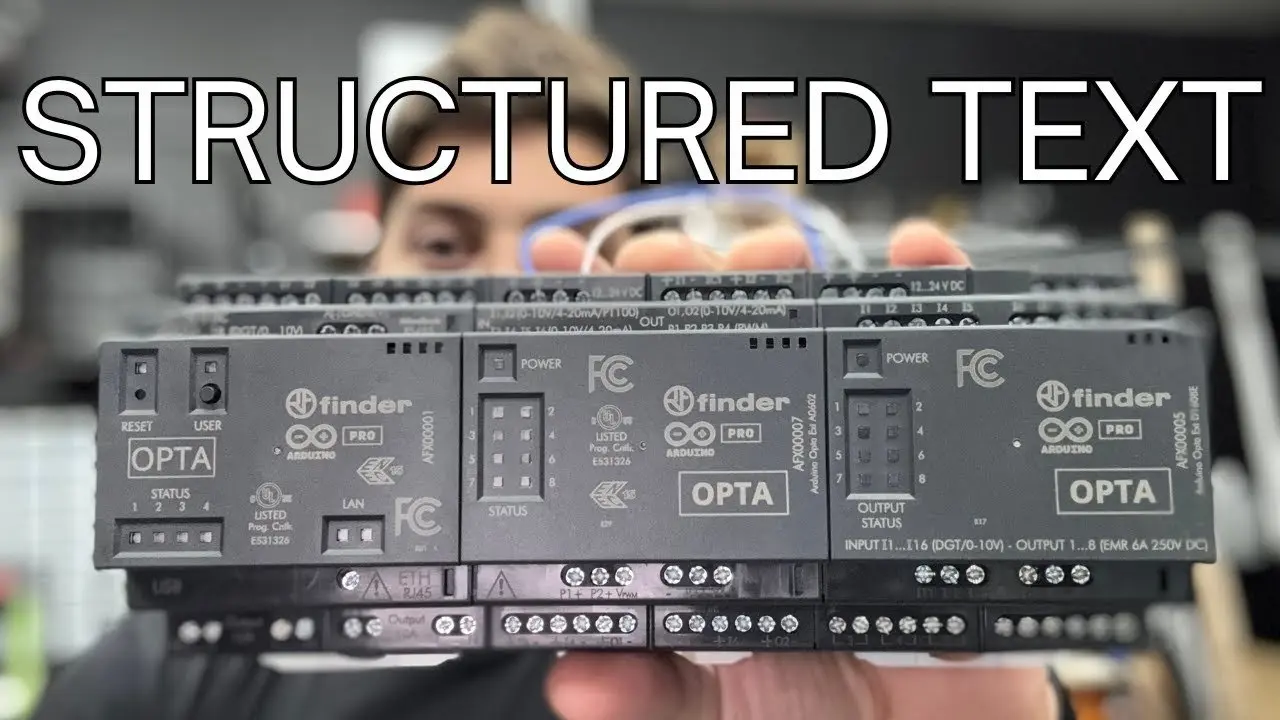 Structured Text PLC Programming Tutorial with the Arduino Opta