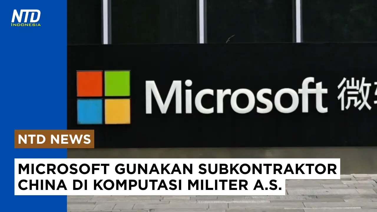 Laporan: Microsoft Gunakan Subkontraktor China di Komputasi Militer AS #microsoft #militerAS