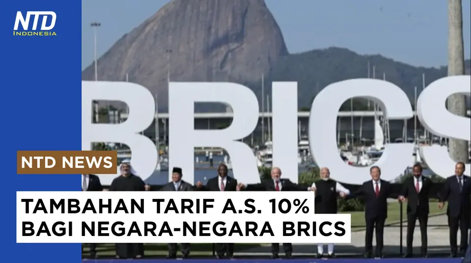 Tambahan Tarif A.S. 10% Bagi Negara Tergabung BRICS