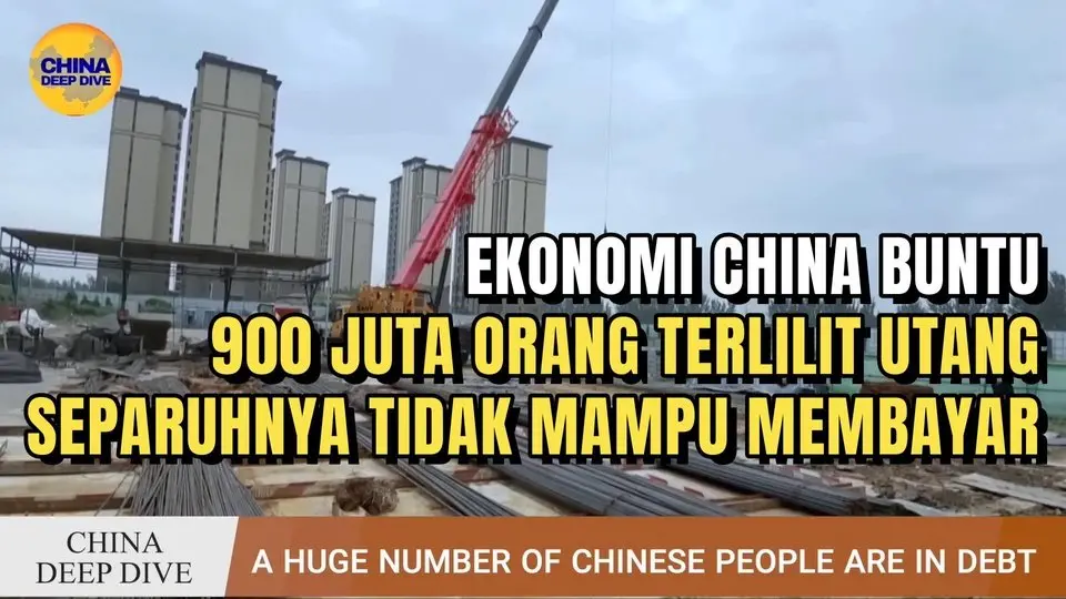 EKONOMI CHINA BUNTU, 900 JUTA ORANG TERLILIT UTANG, SEPARUHNYA TIDAK MAMPU MEMBAYAR