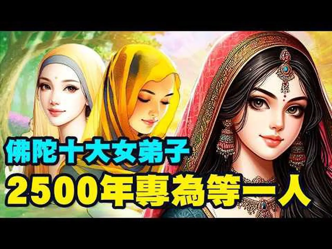 合集-释迦牟尼十大女弟子精彩故事集 2500年专为等一人|佛教故事|文史大观园