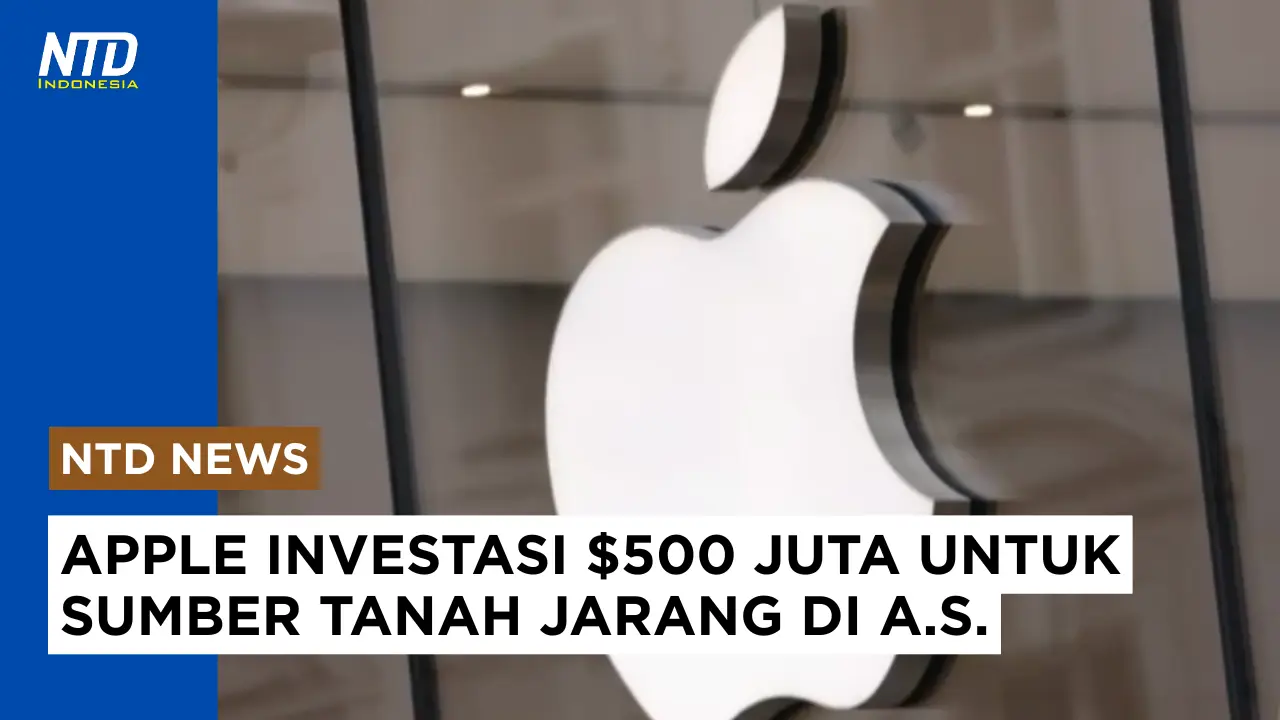 Apple Investasi $500 Juta untuk Sumber Mineral Tanah Jarang di AS #apple #tanahjarang