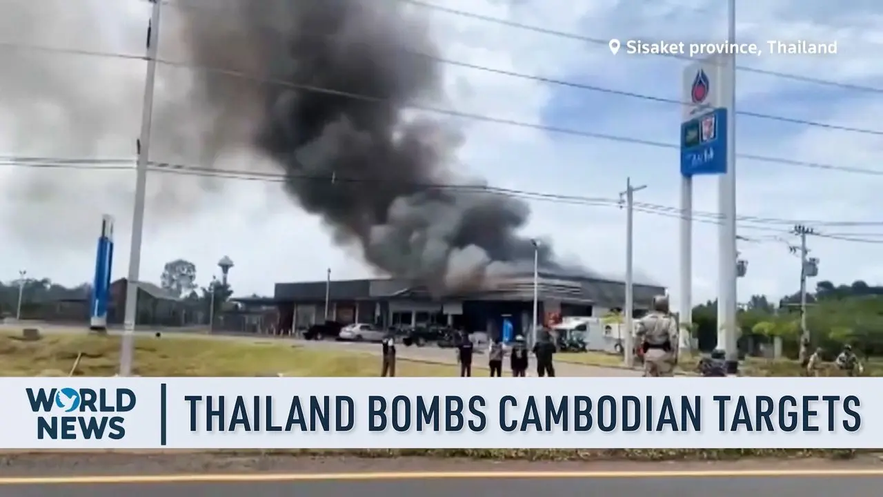 Thailand Bombs Cambodian Targets as Border Clash Escalates