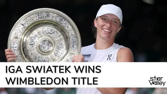 Swiatek Thrashes Anisimova 6-0 6-0 to Win Wimbledon Title