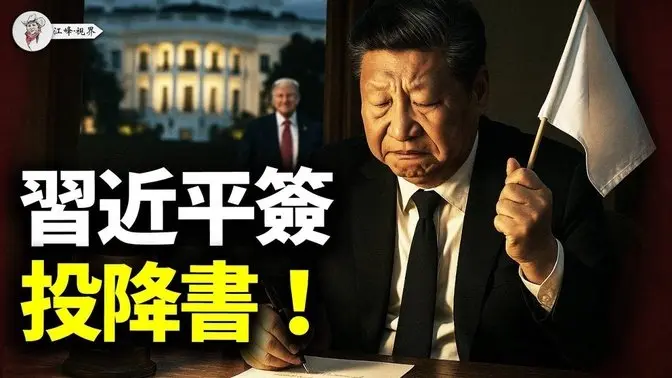 中共跪签！ 2025美中协议内线曝光：5大让步+90天观察期；签了还不敢说？习近平悄悄认怂 【江峰视界20250628第104期】 中美贸易