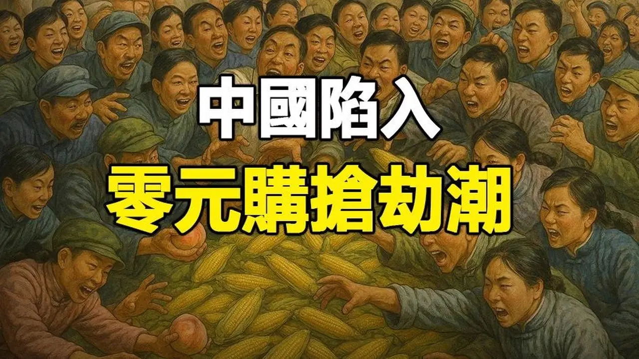 🔥🔥中国零元购大流行：从抢桃子抢药材到抢零食，中国陷入“抢劫潮”❗都是共匪的好学生❗