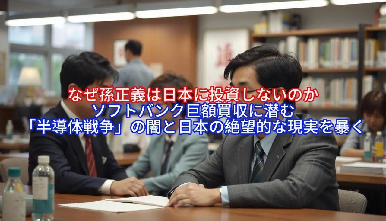 なぜ孫正義は日本に投資しないのか，ソフトバンク巨額買収に潜む「半導体戦争」の闇と日本の絶望的な現実を
