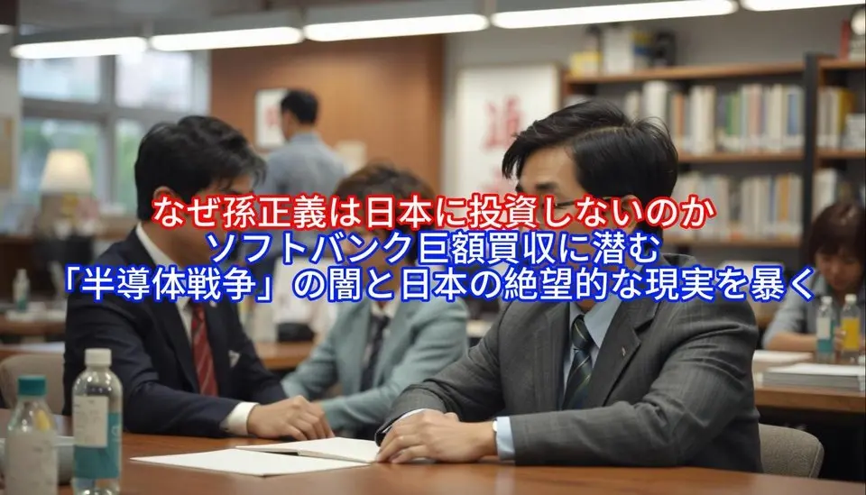 なぜ孫正義は日本に投資しないのか，ソフトバンク巨額買収に潜む「半導体戦争」の闇と日本の絶望的な現実を
