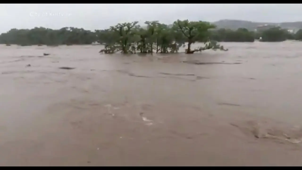 Heavy rain lashed Texas, leading to deadly "catastrophic" flooding