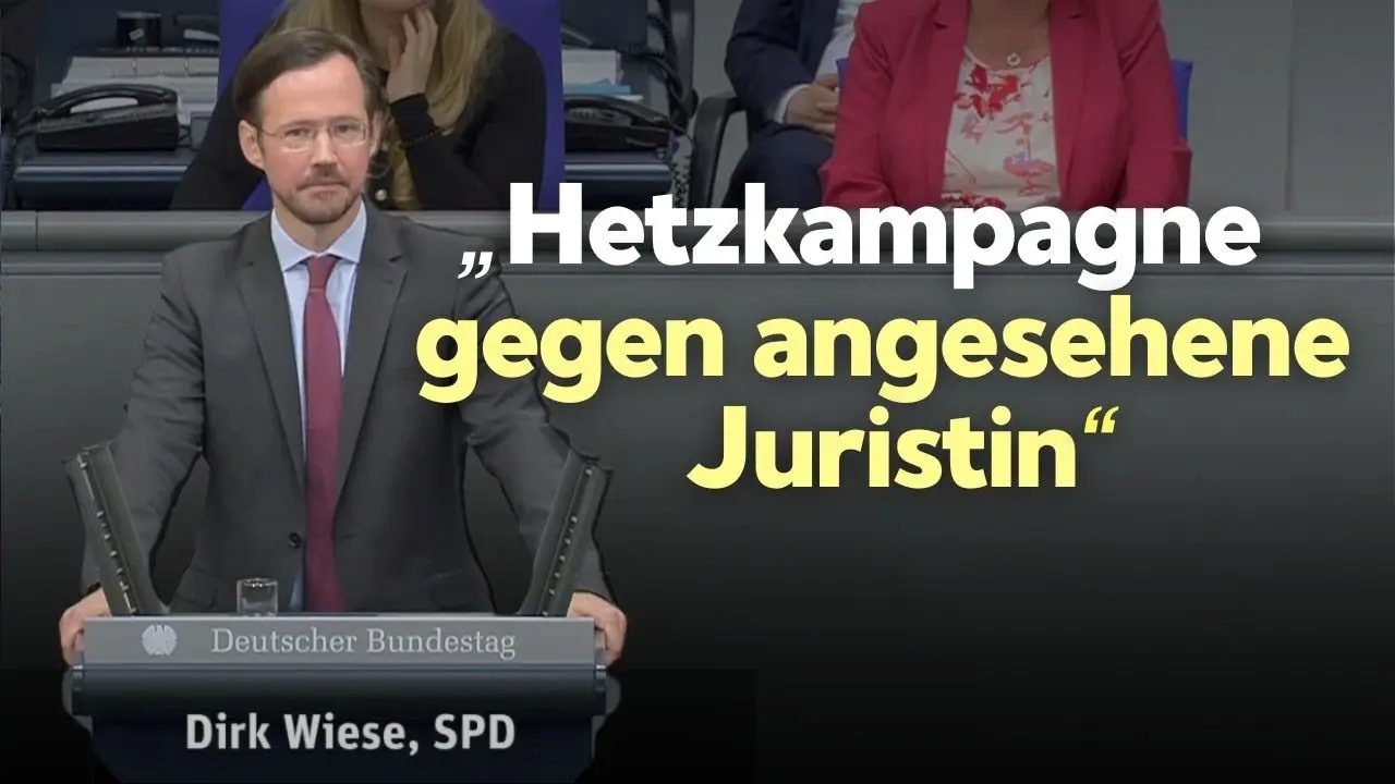 Wiese: Hetzjagd auf „hoch angesehene Juristin“ – Wahl der Bundesverfassungsrichter verschoben