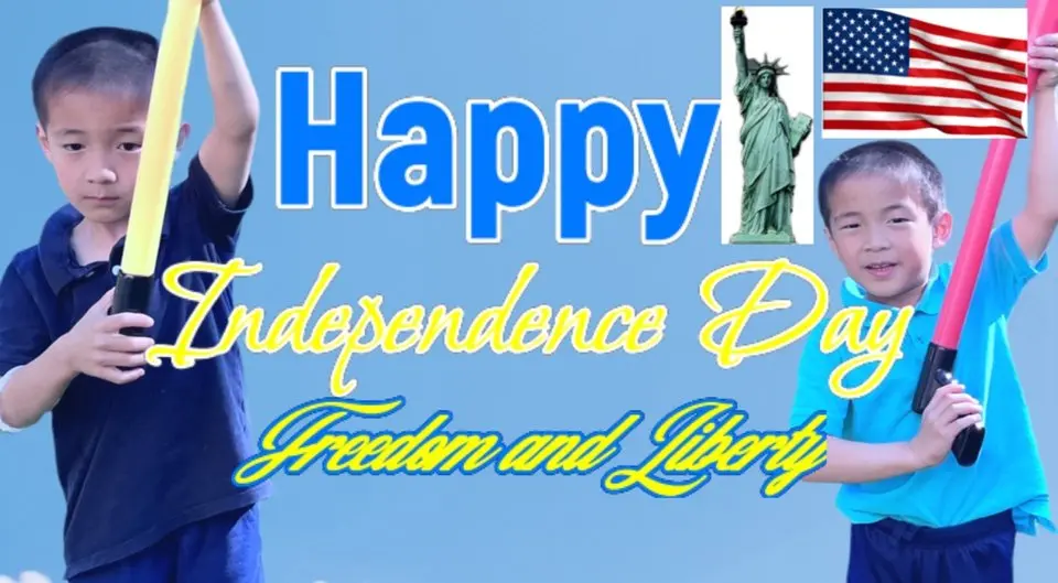Happy 4th of July! 美国独立日快乐🎉; 双胞胎开心玩了水枪；后院开始了烧烤BBQ；真是欢乐的一天🎆