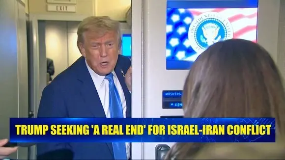Trump Looking for 'a Real End' for Israel-Iran Conflict