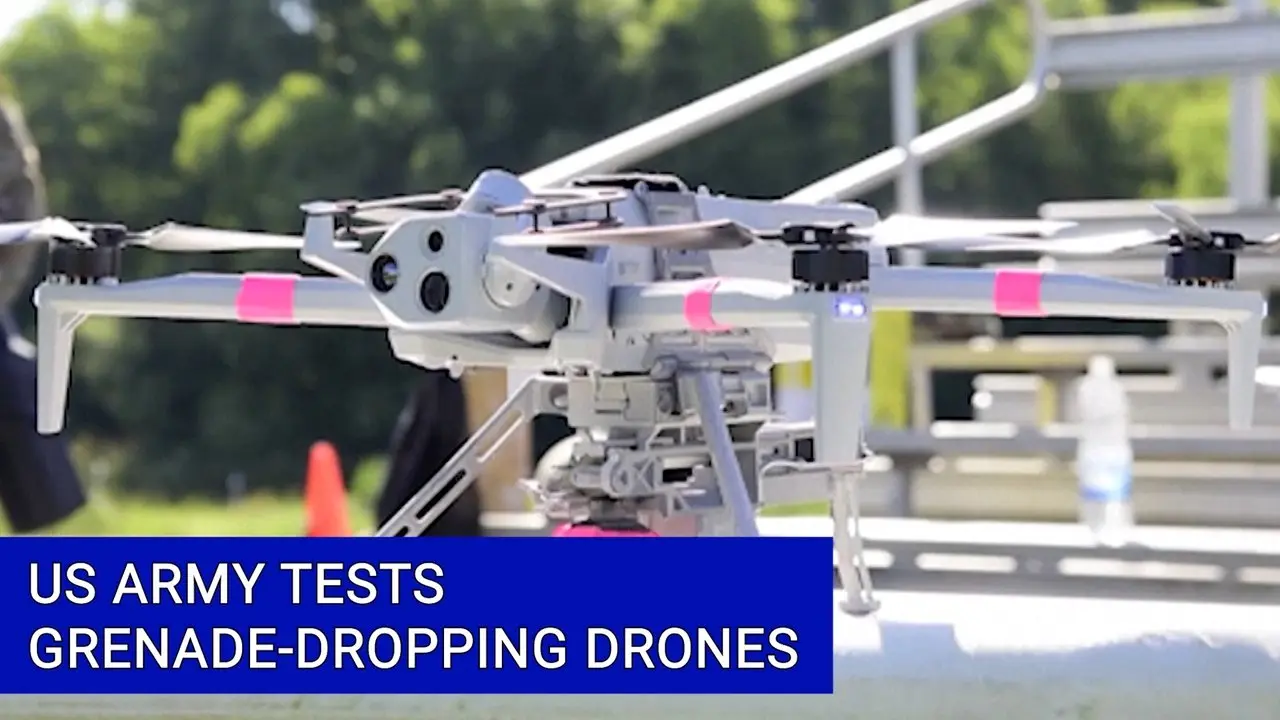 Video Captures the US Army's First-ever Test of Grenade-dropping Drones
