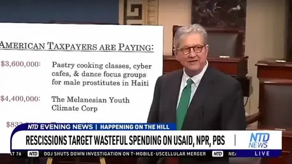 Rescissions Target Wasteful Spending on USAID, NPR, PBS