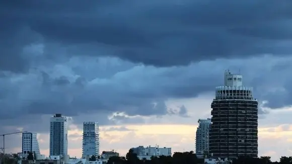 LIVE: View of Tel Aviv Skyline
