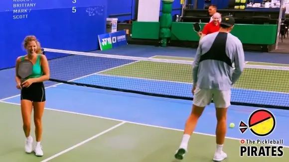 Young 5.0 Mixed vs Senior Men's Doubles Pickleball