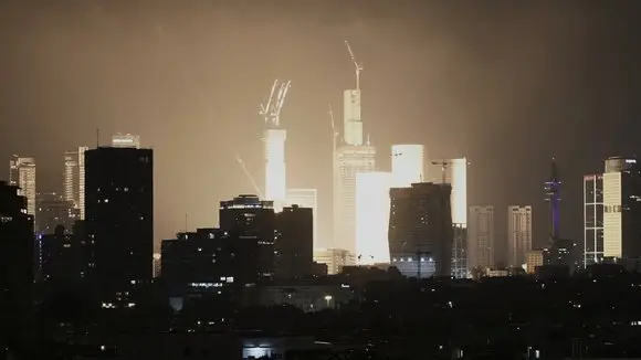 LIVE: Views of various skylines, ground shots after Iran fires missiles at Israel