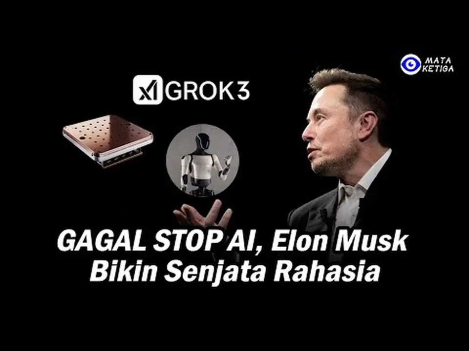GAGAL STOP AI, Elon Musk Bikin Senjata Rahasia: Grok 3 Siap Hancurkan ChatGPT!