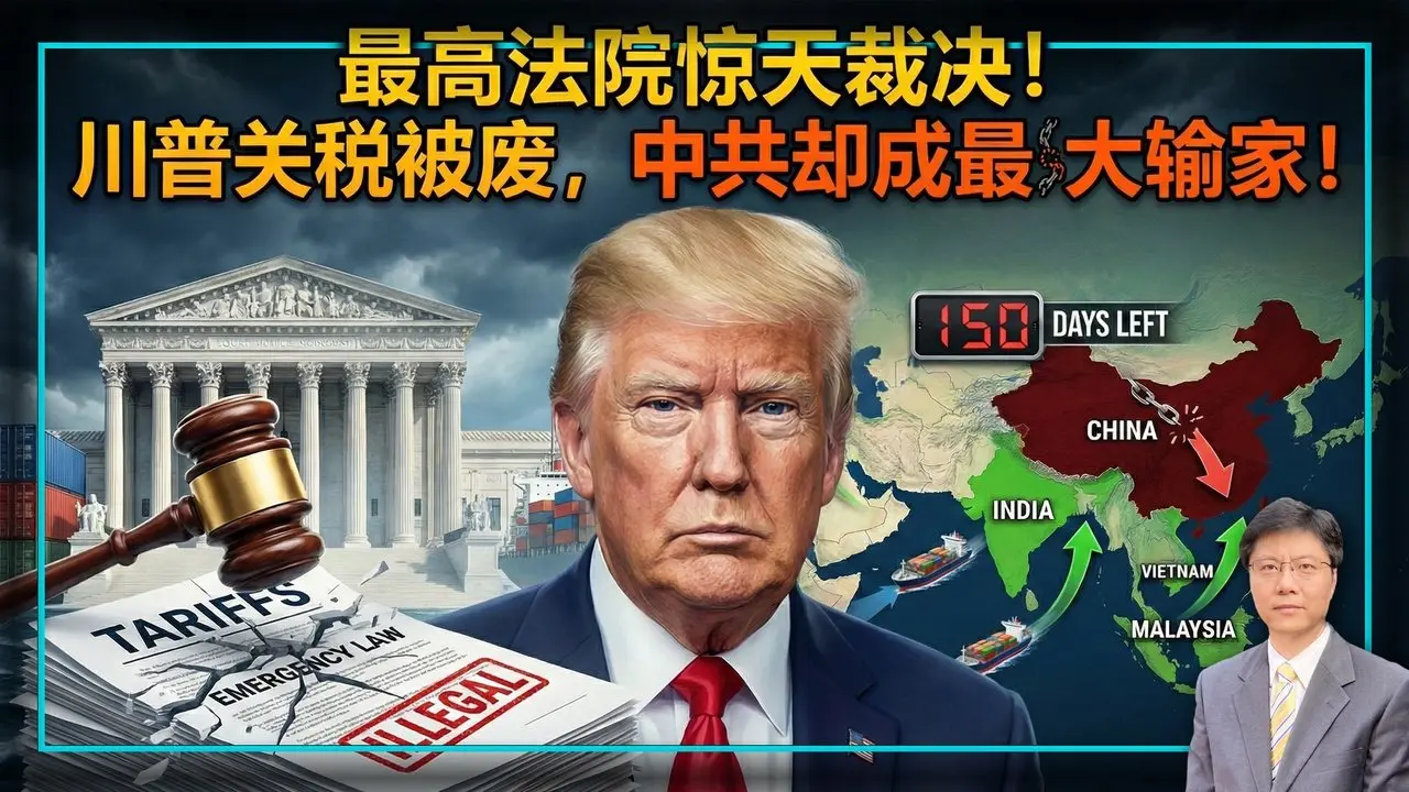 【杰森视角】 高法裁决洗牌全球贸易：谁在狂欢，谁在滴血？卡瓦诺法官反对意见激励特朗普立刻启动反杀戮！ 1750亿关税非法了咋办？特朗普霸气回应！ "意外流弹"精准击中中共，这绝非蝴蝶效应！高院：关税不违法，违法的...