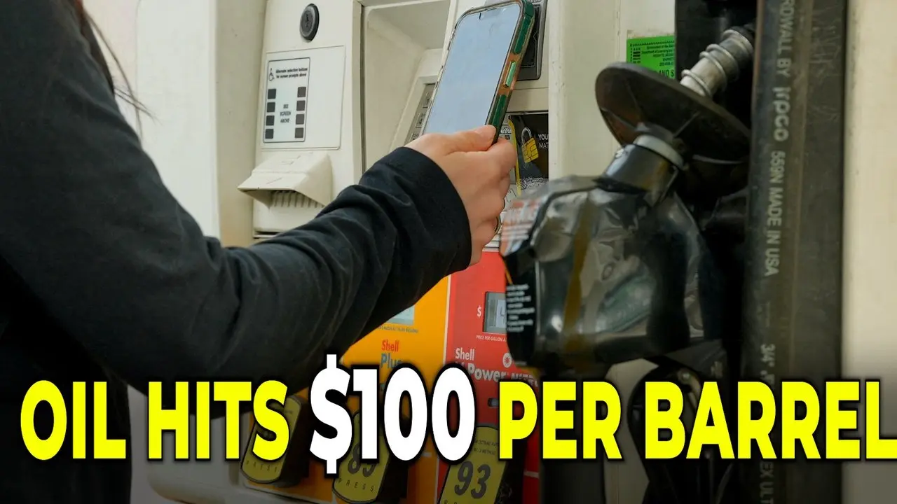 Oil Prices Soar Past $100 Per Barrel, First Time Since 2022