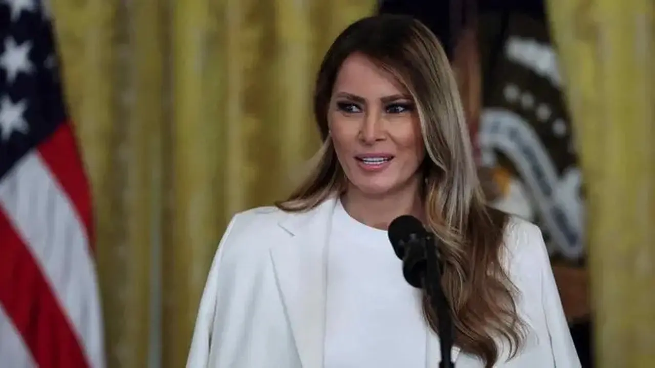 梅拉妮亞探訪國立衛生研究院兒童旅館