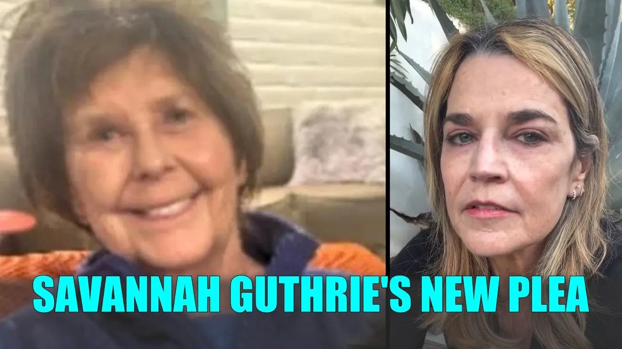 Savannah Guthrie Tells Mother's Kidnapper 'It's Never Too Late to Do the Right Thing' in New Tearful Plea