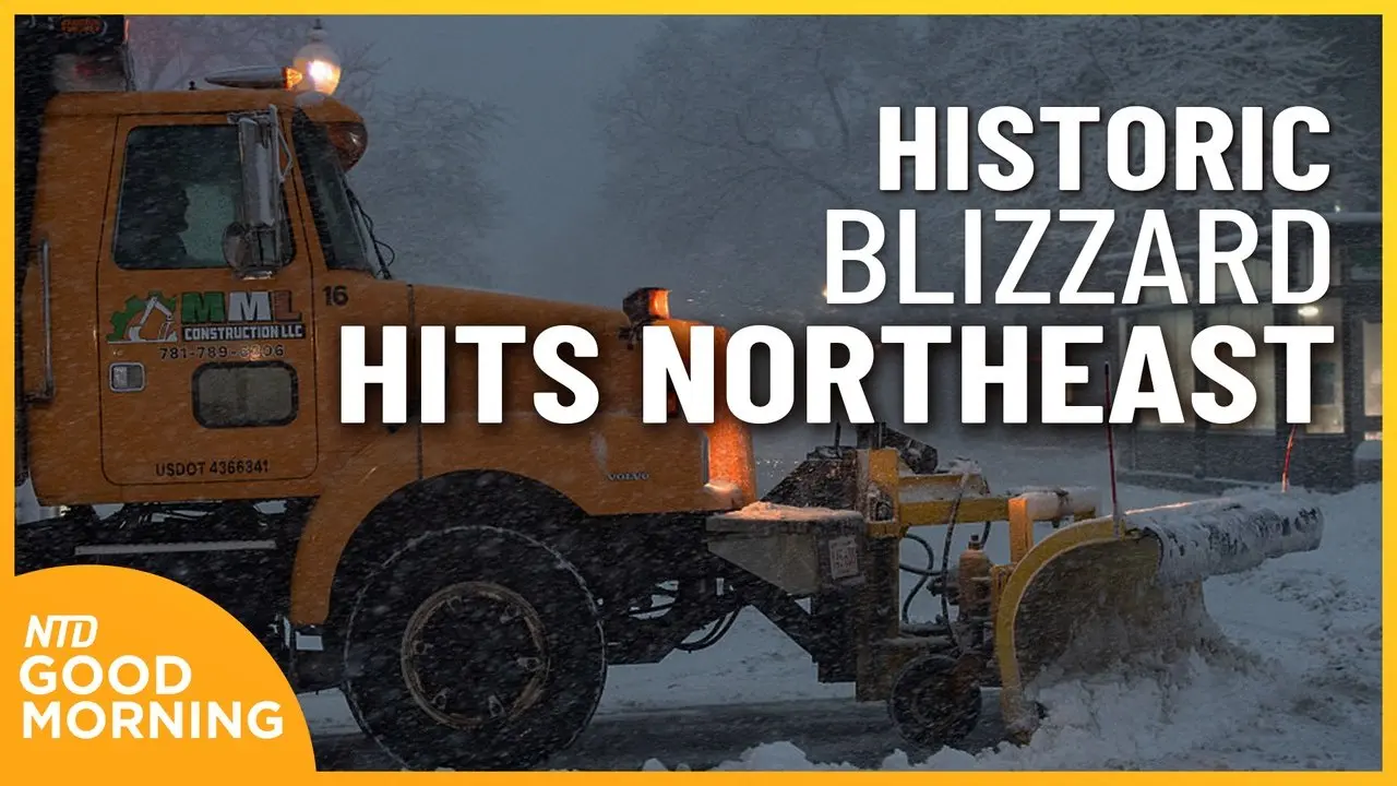 Historic Blizzard Hits Northeast; USA Wins Olympic Hockey Gold | NTD Good Morning (Feb. 23)