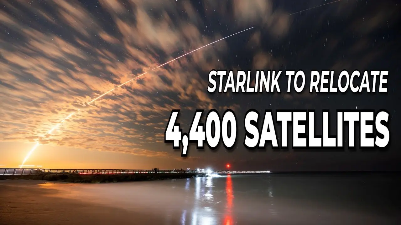Starlink to Relocate 4,400 Satellites in 2026