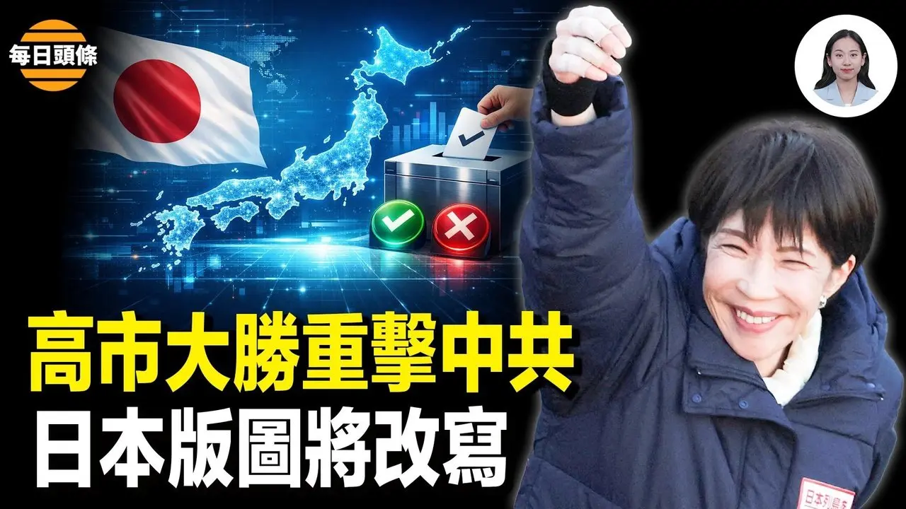 亚洲局势大震动 高市获历史性胜利日本或迎第二次明治维新；美罕见公开中共秘密核爆！是川普重启核试验原因【每日头条】