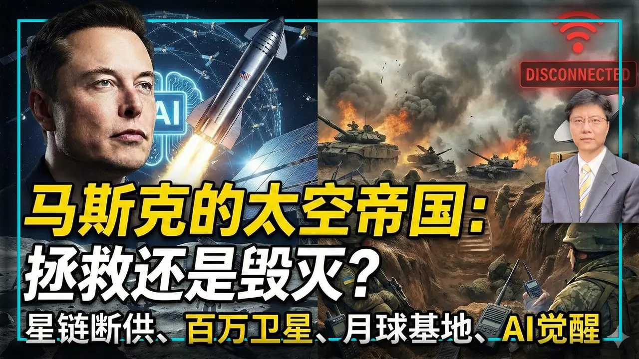 【杰森视角】 近期俄军为何会自相残杀? SpaceX吞下xAI：用地球的钱来圆太空的梦！一场豪赌正式启动？马斯克为何宣布暂停火星计划，专注于月球基地？ 10年100万颗卫星，人类文明将如何改写？