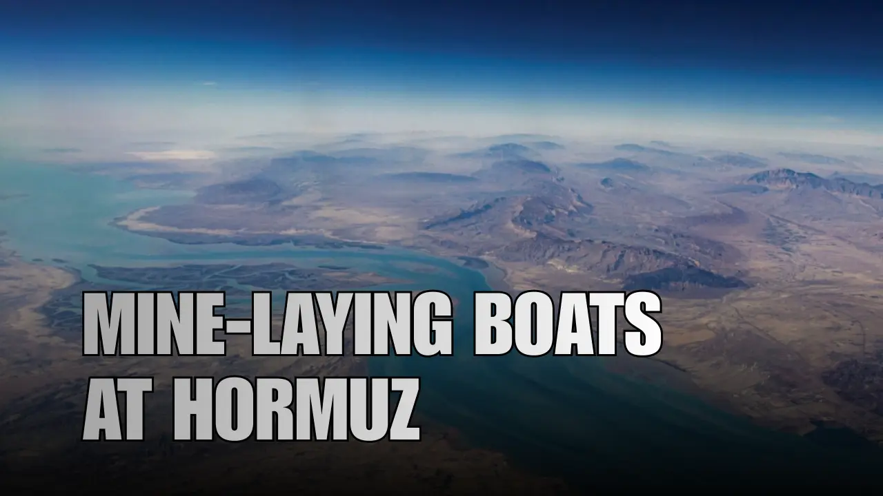 US Destroyed Mine-laying boats Destroyed at Hormuz, Trump Says