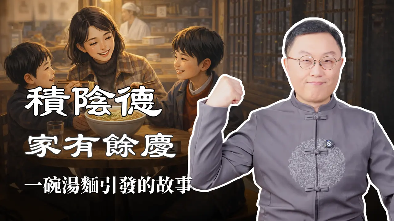除夕夜最感人的故事來了：積陰德，家有餘慶！一碗湯麵的陰德，成就了感動無數人的真實故事。