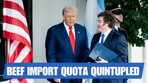 US Quintuples Beef Import Quota for Argentina Under New Deal