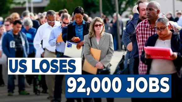 US Economy Loses 92,000 Jobs in February